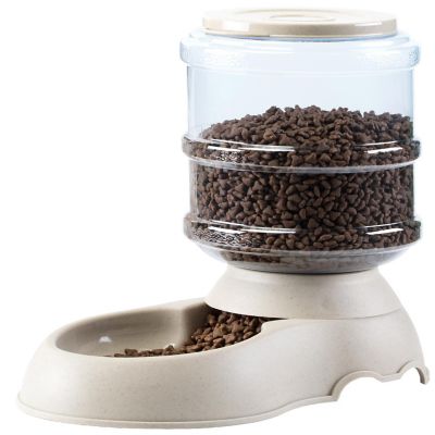 PawsMark Automatic Self Dispensing Gravity Pet Feeder and Waterer for Cats and Dogs Image 2