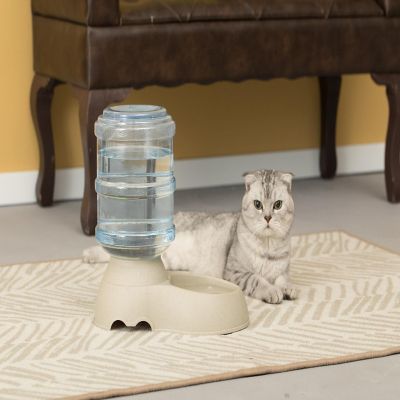 PawsMark Automatic Self Dispensing Gravity Pet Feeder and Waterer for Cats and Dogs Image 3
