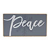 Peace and Snowflake Sign 24"L Image 1