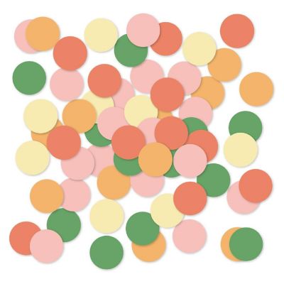 Peach Green Spring Confetti 180-Pack Image 1