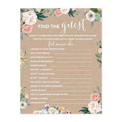 Peach+Kraft Rustic Baby Name 20pk Image 1