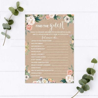 Peach+Kraft Rustic Baby Name 20pk Image 1