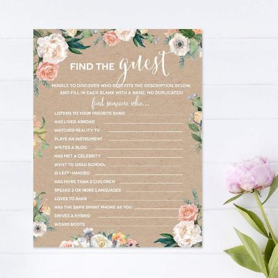 Peach+Kraft Rustic Baby Name 20pk Image 3