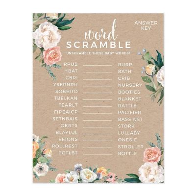 Peach+Kraft Rustic Baby Scram 20pk Image 1