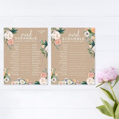 Peach+Kraft Rustic Baby Scram 20pk Image 3