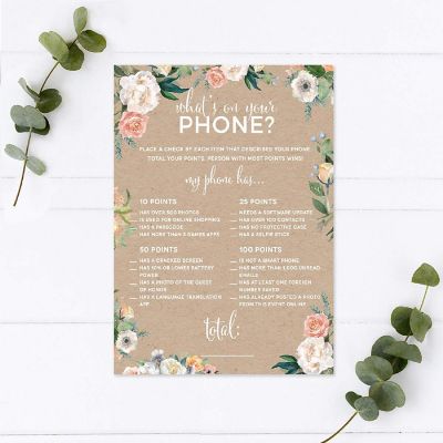Peach+Kraft Rustic Baby What' 20pk Image 1