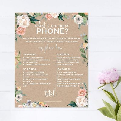 Peach+Kraft Rustic Baby What' 20pk Image 3