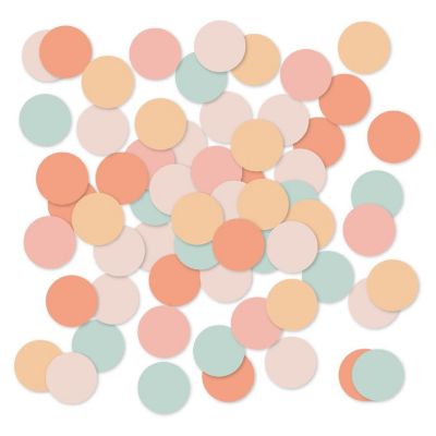 Peach Mint Boho Confetti 180-Pack Image 1