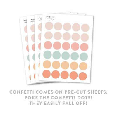 Peach Mint Boho Confetti 180-Pack Image 1