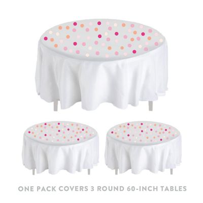 Peach Pink Stylish Confetti 180-Pack Image 3