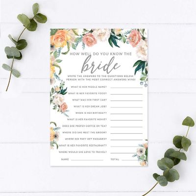 PeachCor Floral HowWellBride 20pk Image 1