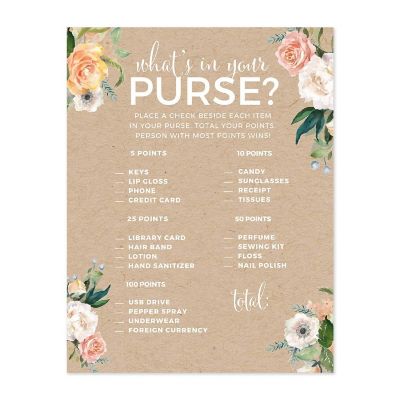 PeachCor+Kraft Rustic Purse? 20pk Image 1