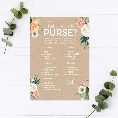 PeachCor+Kraft Rustic Purse? 20pk Image 1