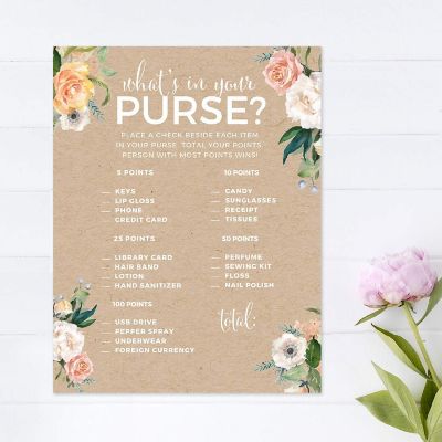PeachCor+Kraft Rustic Purse? 20pk Image 3