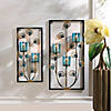 Peacock Two Candle Wall Sconce 14.7" Tall Image 1