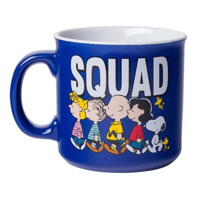 Peanuts Characters "Squad" Ceramic Camper Mug  Holds 20 Ounces Image 1