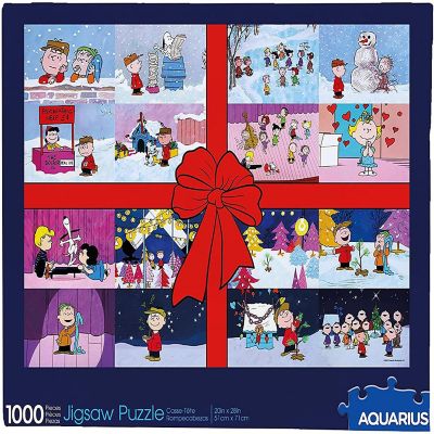 Peanuts Charlie Brown Christmas Present 1000 Piece Jigsaw Puzzle Image 1