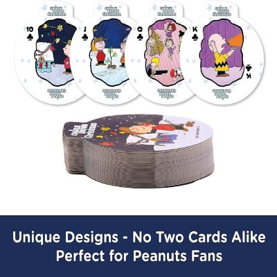 Peanuts Charlie Brown Christmas Shaped Playing Cards Image 2