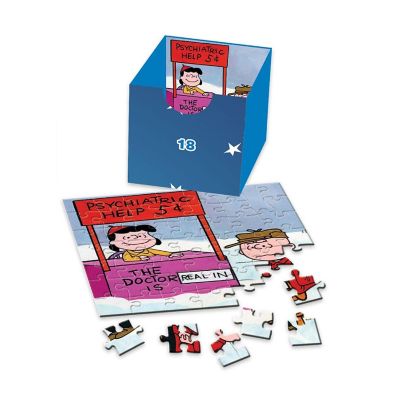 Peanuts Christmas Advent Calendar Puzzle Image 1