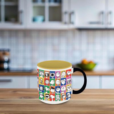 Peanuts Faces 18oz Ceramic Mug Image 2