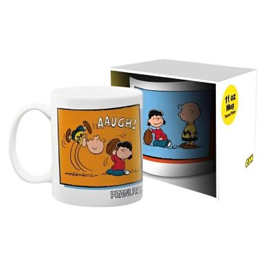 Peanuts Lucy Football 11 Ounce Ceramic Mug Image 1