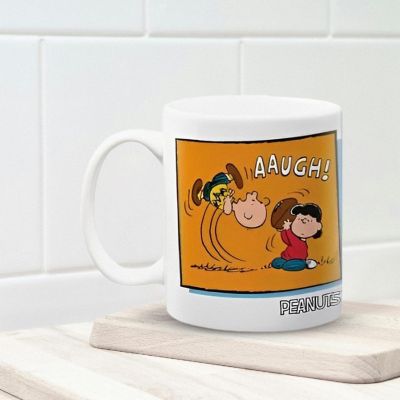 Peanuts Lucy Football 11 Ounce Ceramic Mug Image 3