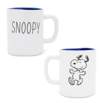 Peanuts Snoopy Ceramic Pottery Mug Holds 25 Ounces Image 1