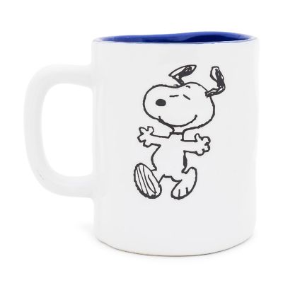 Peanuts Snoopy Ceramic Pottery Mug Holds 25 Ounces Image 1