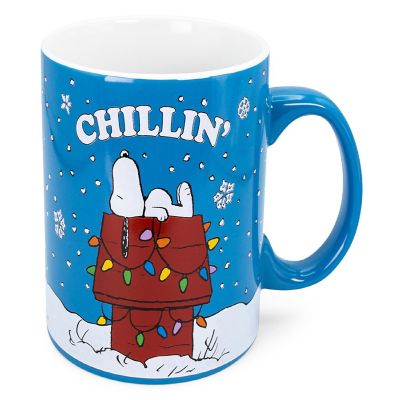 Peanuts Snoopy "Chillin" Ceramic Mug  Holds 20 Ounces Image 1