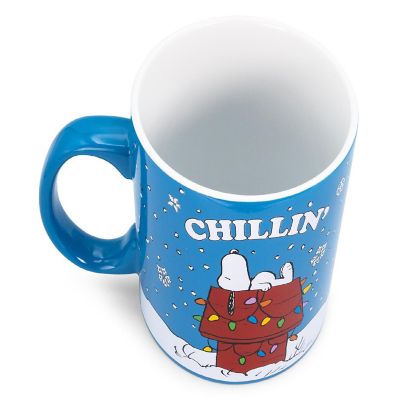 Peanuts Snoopy "Chillin" Ceramic Mug  Holds 20 Ounces Image 1