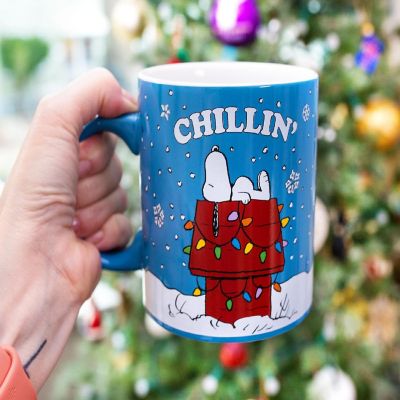 Peanuts Snoopy "Chillin" Ceramic Mug  Holds 20 Ounces Image 2