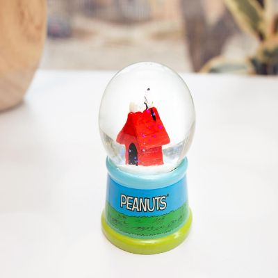 Peanuts Snoopy Doghouse Light-Up Snow Globe  6 Inches Tall Image 2