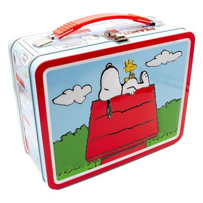 Peanuts Snoopy Embossed Tin Fun Box Image 1