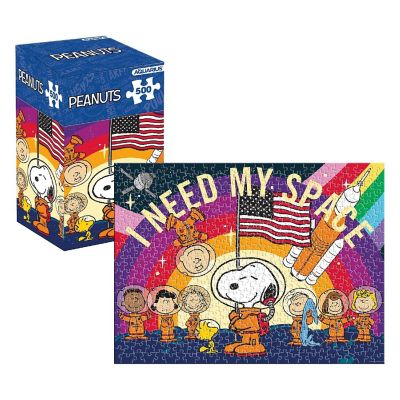 Peanuts Snoopy in Space 500 Piece Jigsaw Puzzle (Vertical Box) Image 1