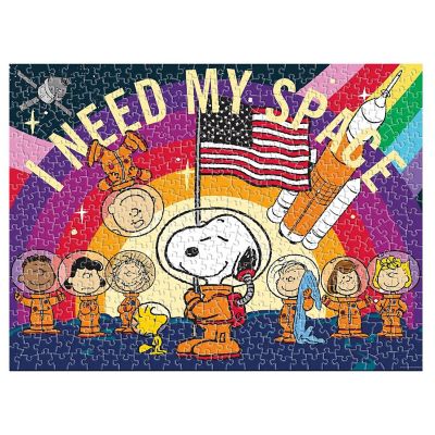Peanuts Snoopy in Space 500 Piece Jigsaw Puzzle (Vertical Box) Image 1