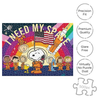 Peanuts Snoopy in Space 500 Piece Jigsaw Puzzle (Vertical Box) Image 2