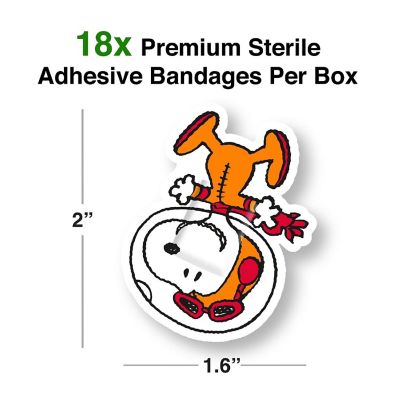 Peanuts Snoopy In Space Adhesive Bandages  18 Count Image 1