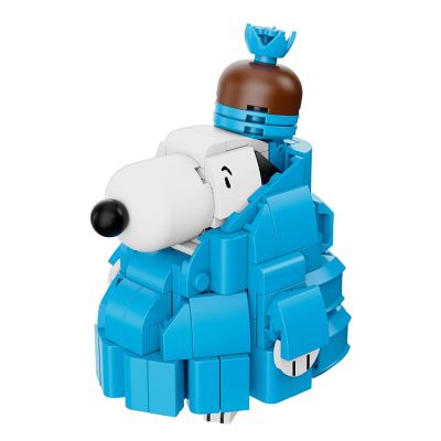 Peanuts Snoopy Puffer Jacket 188-Piece Brickcraft Building Set Image 3
