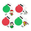 Peanuts<sup>&#174;</sup> Christmas Ornament Magnet Craft Kit - Makes 12 Image 1