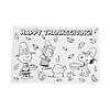 Peanuts<sup>&#174;</sup> Color Your Own Thanksgiving Placemats - 12 Pc. Image 1