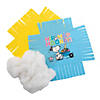 Peanuts<sup>&#174;</sup> Easter Fleece Tied Pillow Craft Kit - Makes 6 Image 1