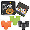 Peanuts<sup>&#174;</sup> Halloween Tableware Kit for 50 Guests Image 1