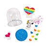 Peanuts<sup>&#174;</sup> Valentine's Day Glitter Snow Globe Craft Kit - Makes 12 Image 1