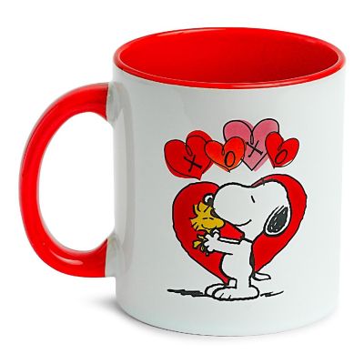 Peanuts XOXO 18 Ounce Ceramic Mug Image 1