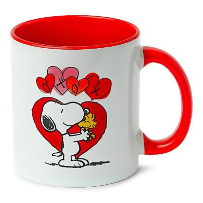 Peanuts XOXO 18 Ounce Ceramic Mug Image 1