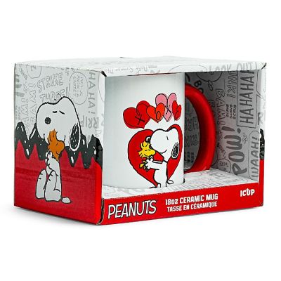 Peanuts XOXO 18 Ounce Ceramic Mug Image 2
