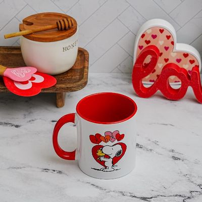 Peanuts XOXO 18 Ounce Ceramic Mug Image 3