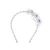 Pearl Headband with Flowers Image 1