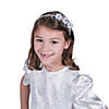 Pearl Headband with Flowers Image 1