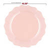 Pearl Pink Round Lotus Plastic Dinnerware Value Set - (20 Settings) Image 2